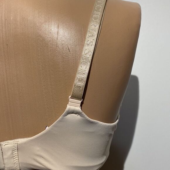 Victoria's Secret Women's Tan Adjustable Straps Underwired T-Shirt Bra Size 36D - Picture 8 of 12